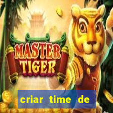 criar time de futebol simulador